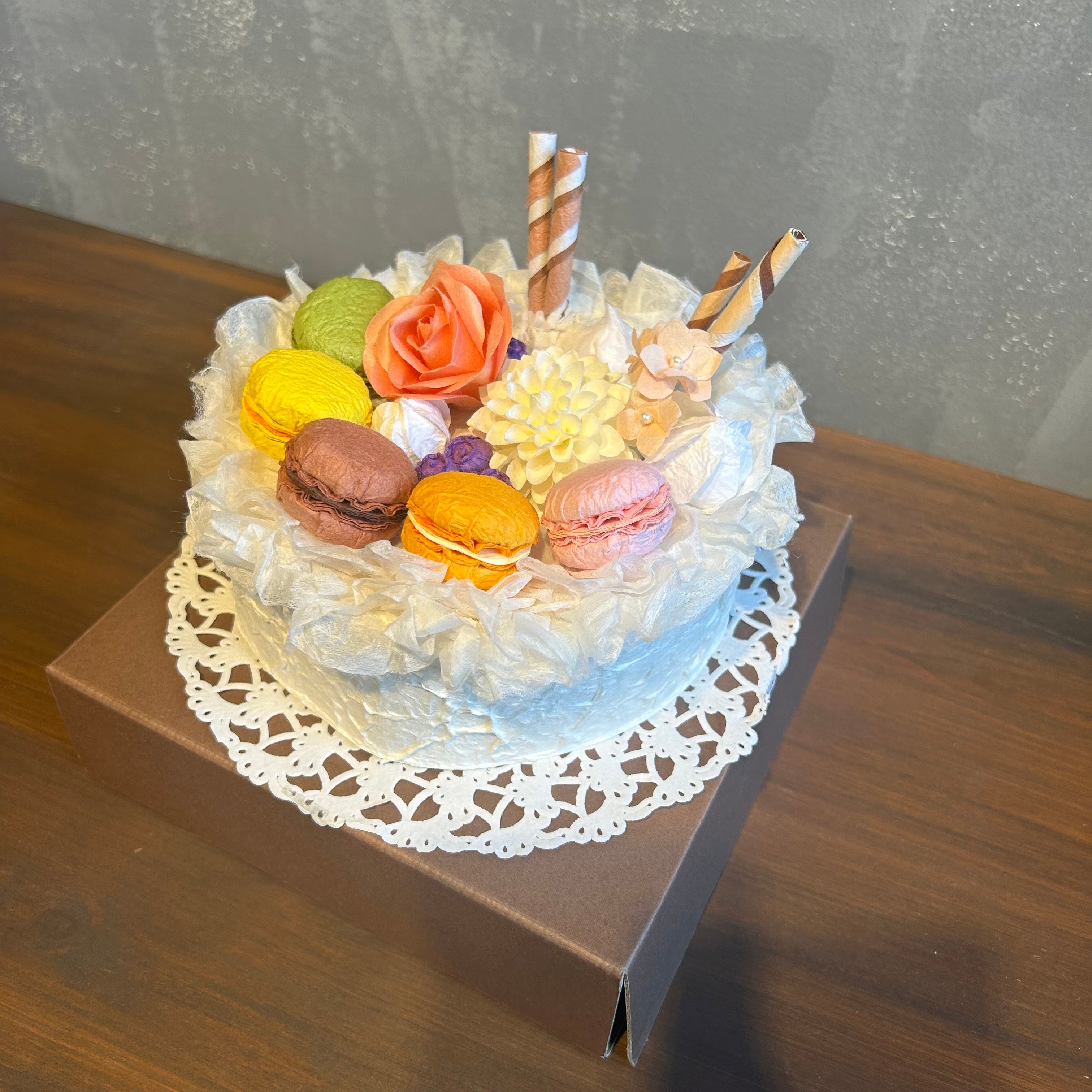 【越前和紙】マカロンケーキ