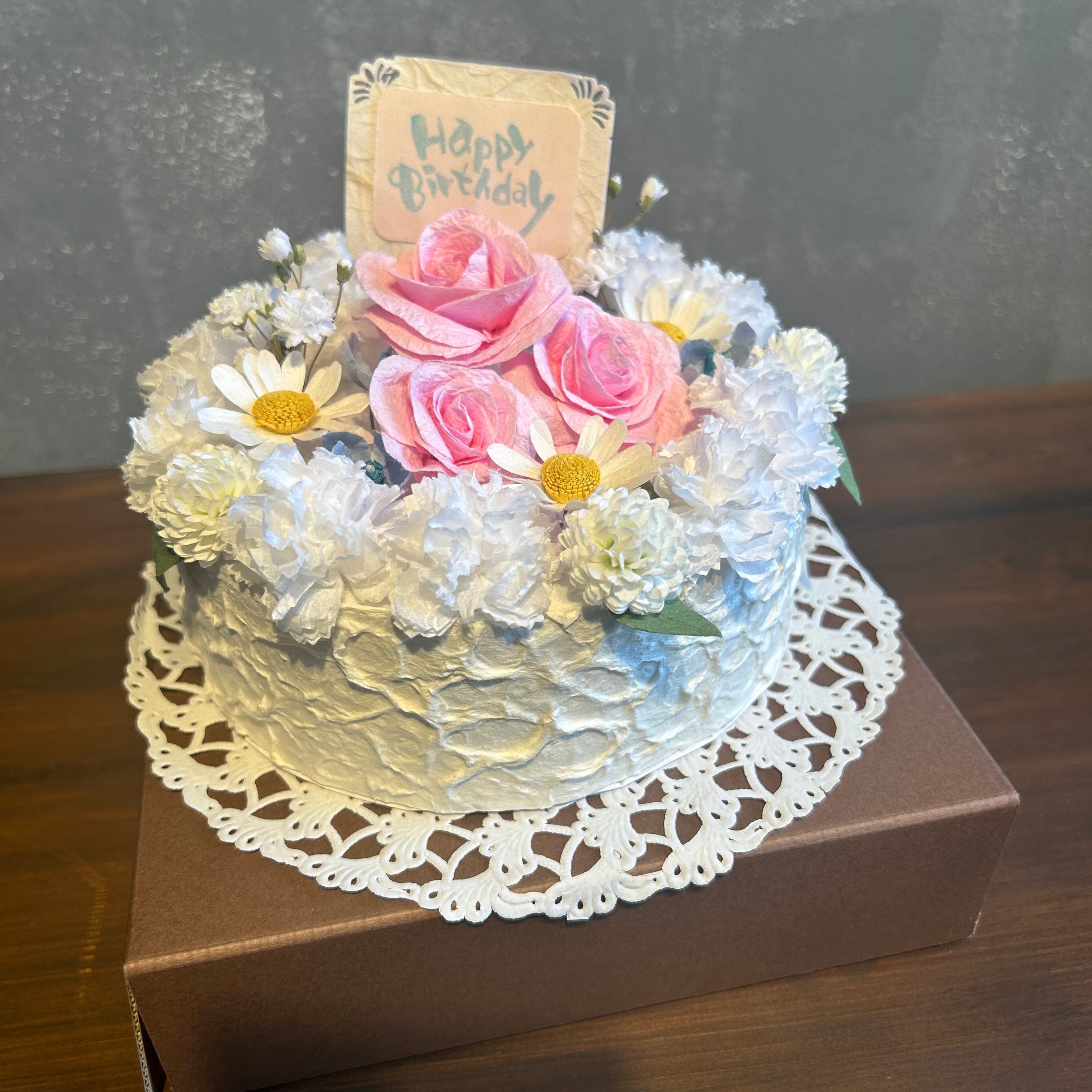 【越前和紙】フラワーケーキ