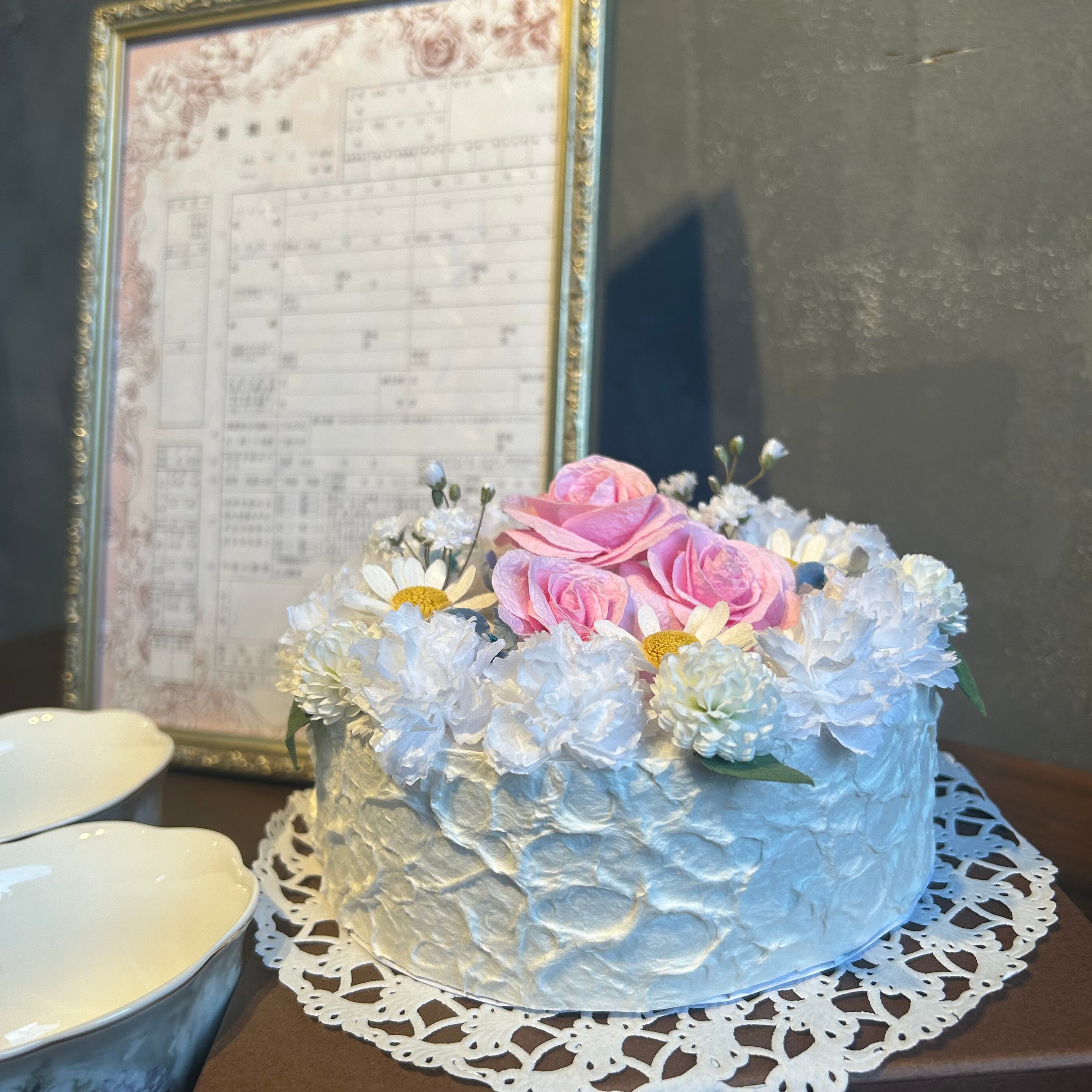 【越前和紙】フラワーケーキ