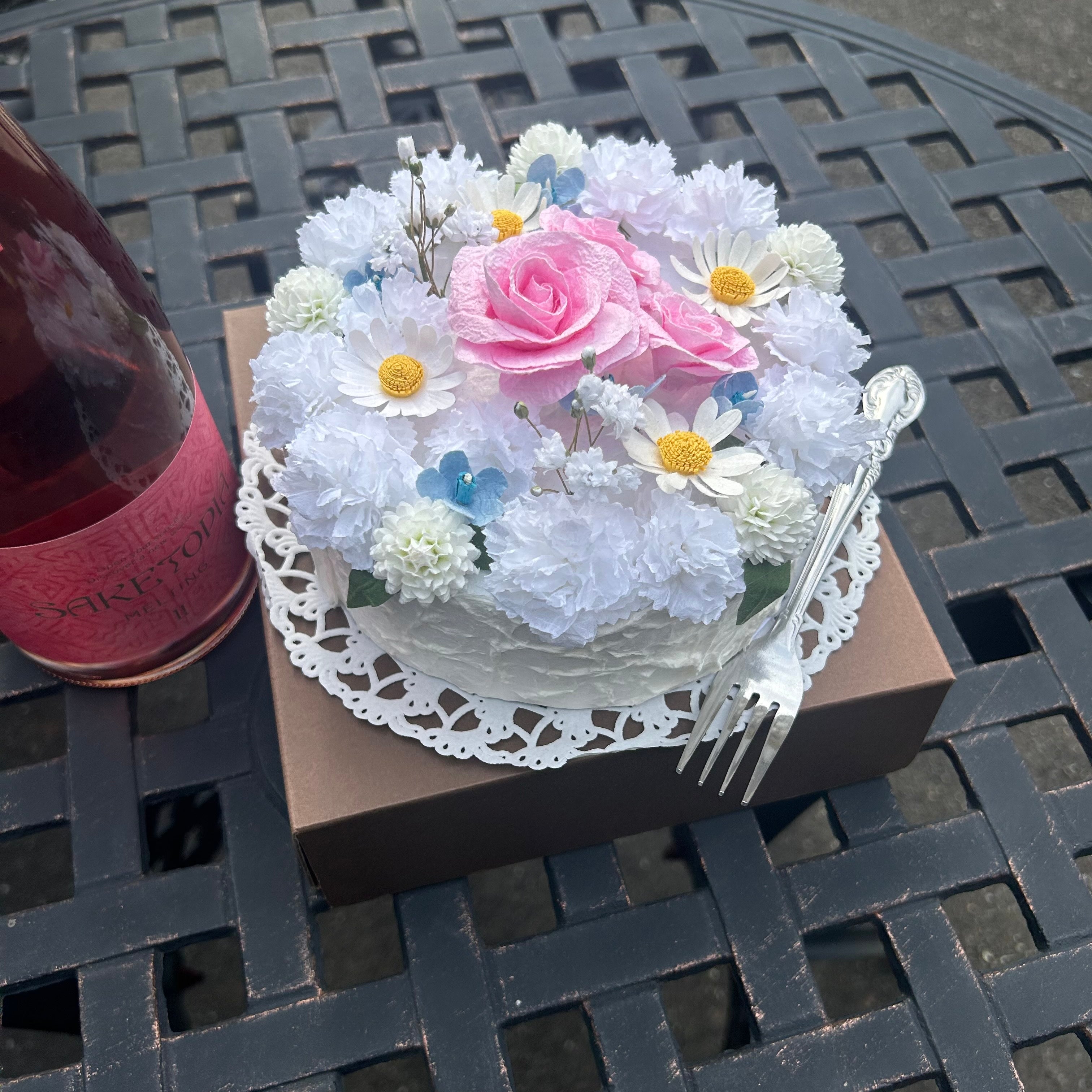 【越前和紙】フラワーケーキ