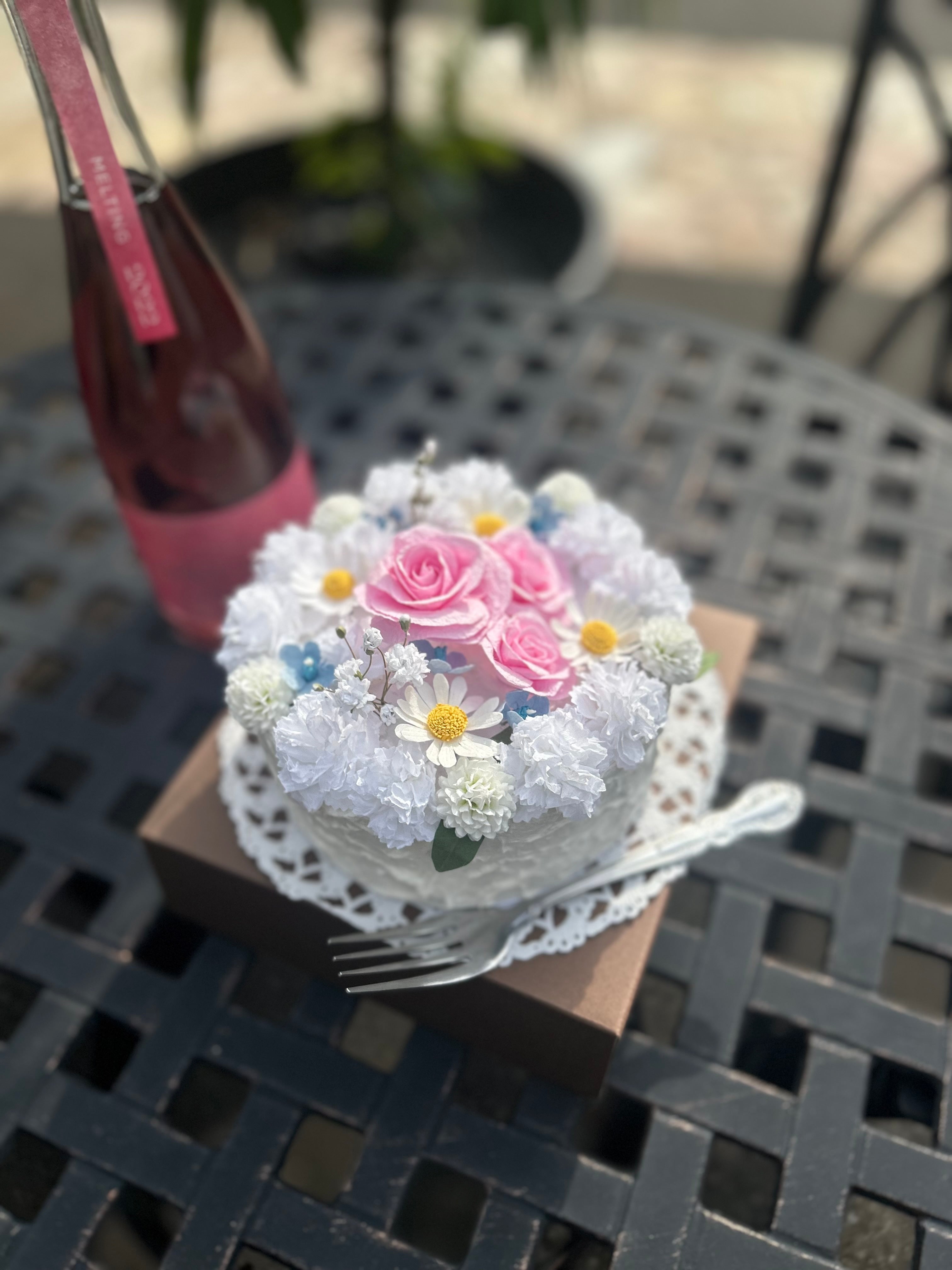 【越前和紙】フラワーケーキ