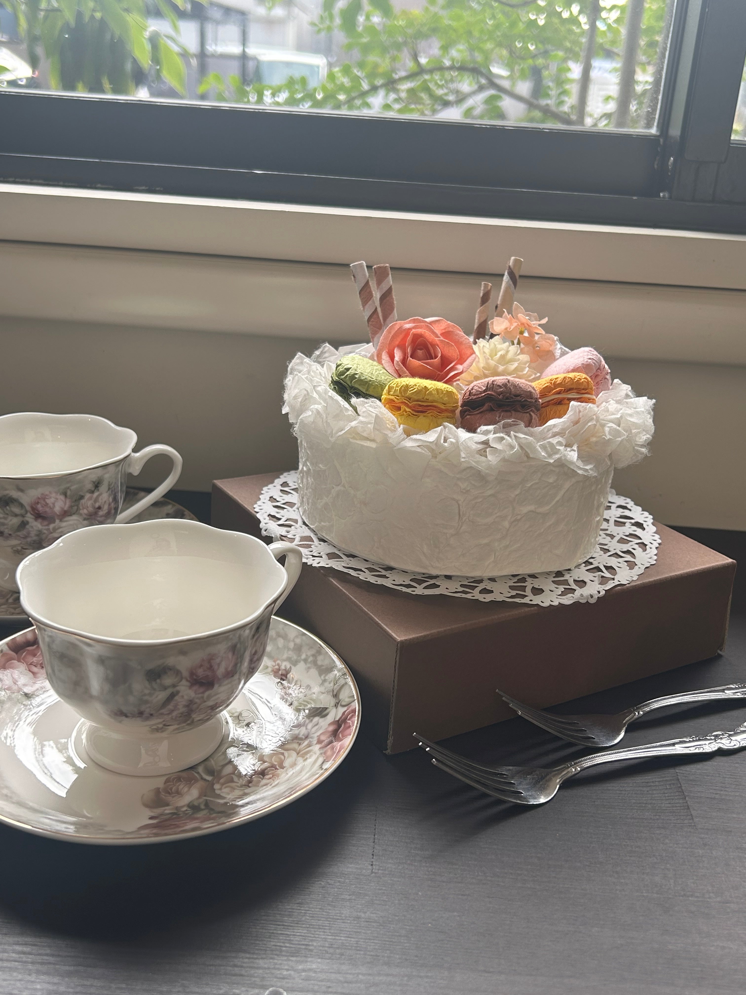 【越前和紙】マカロンケーキ