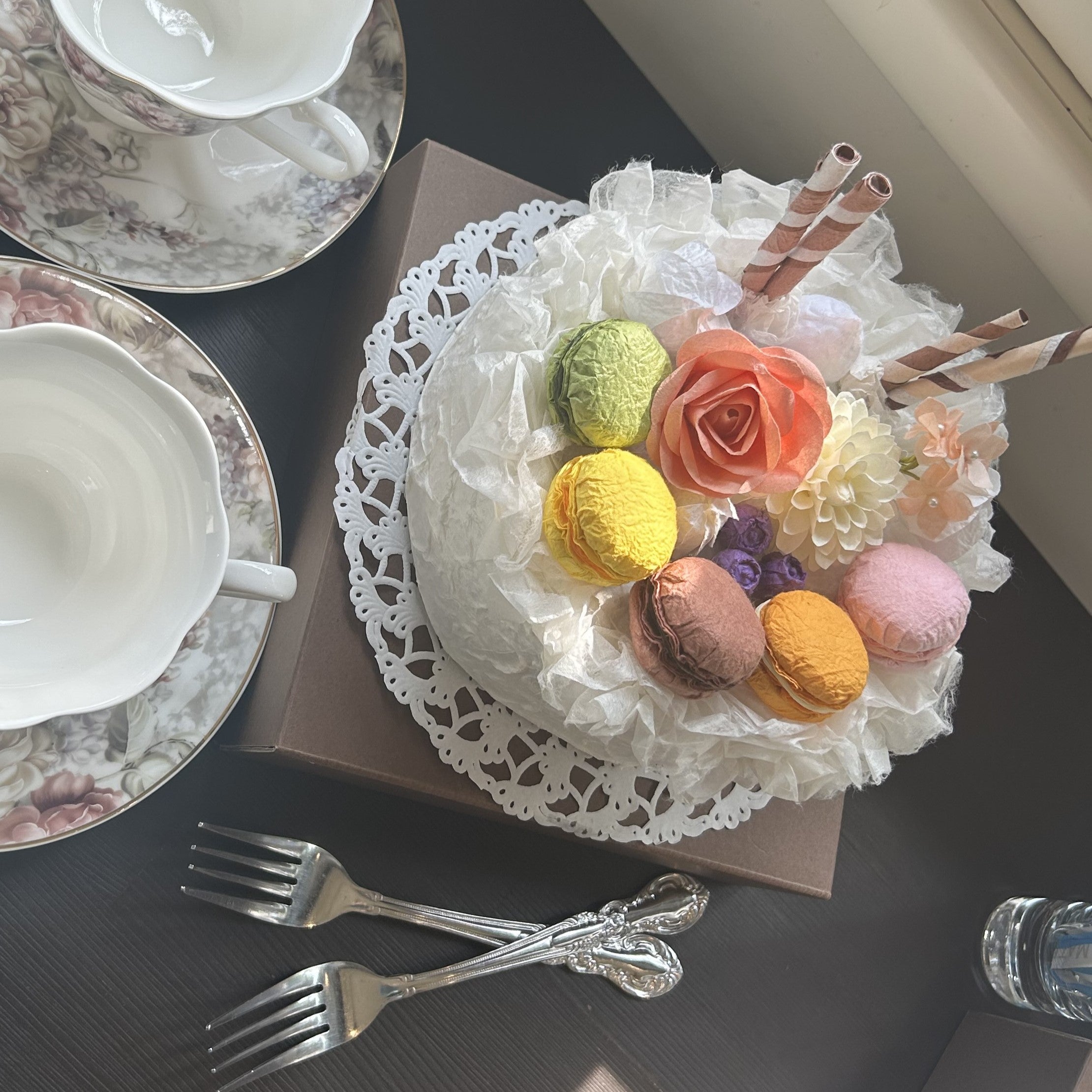 【越前和紙】マカロンケーキ