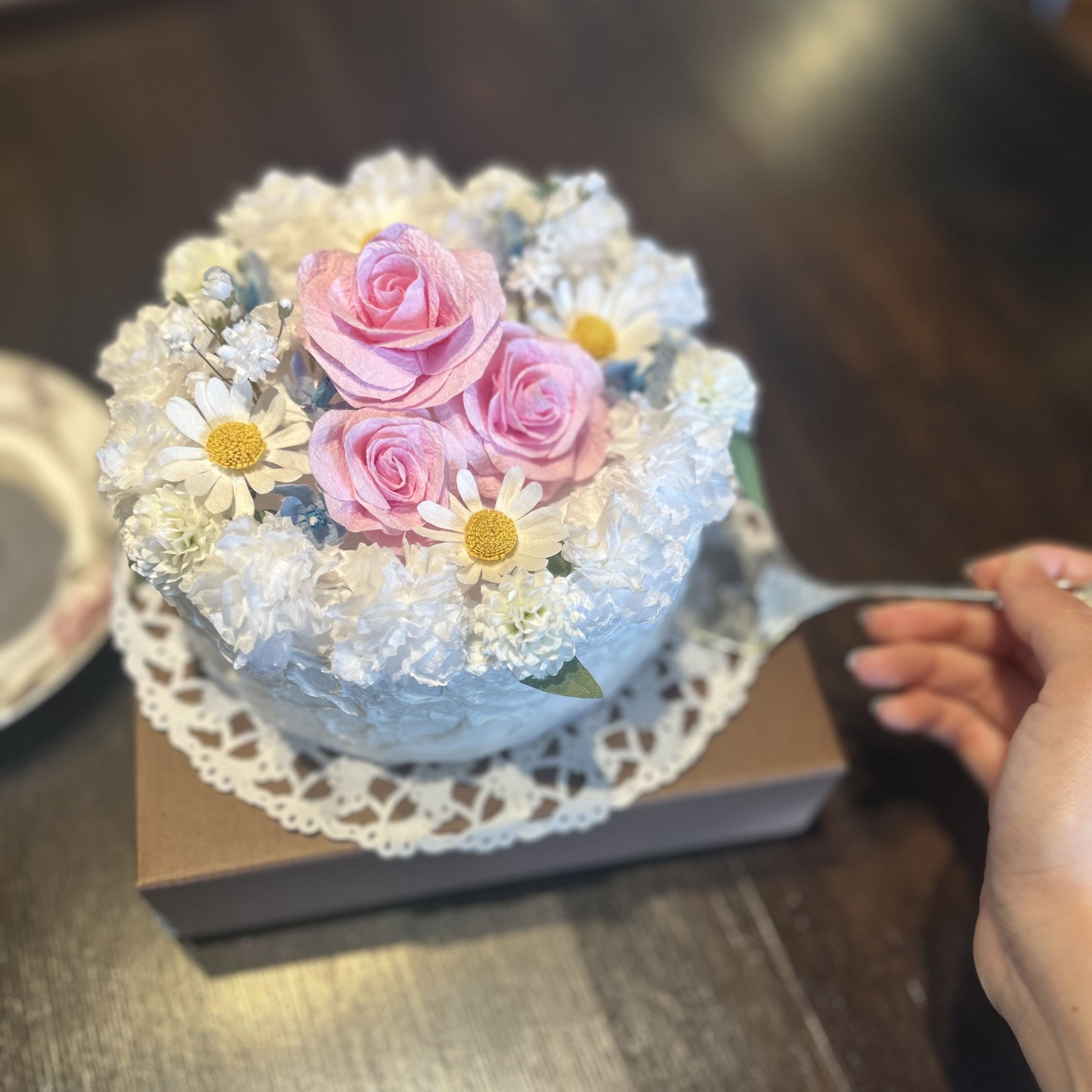 【越前和紙】フラワーケーキ