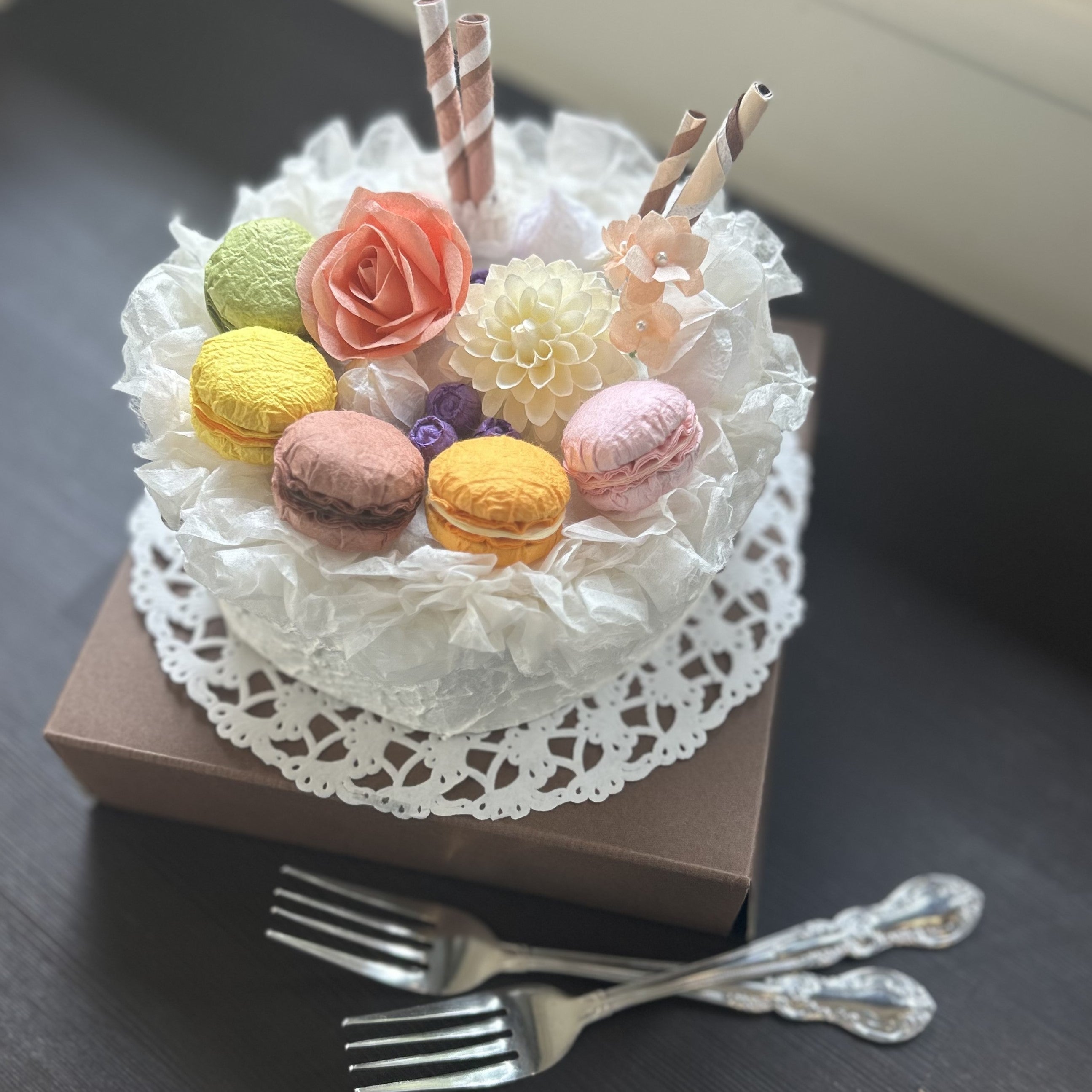 【越前和紙】マカロンケーキ