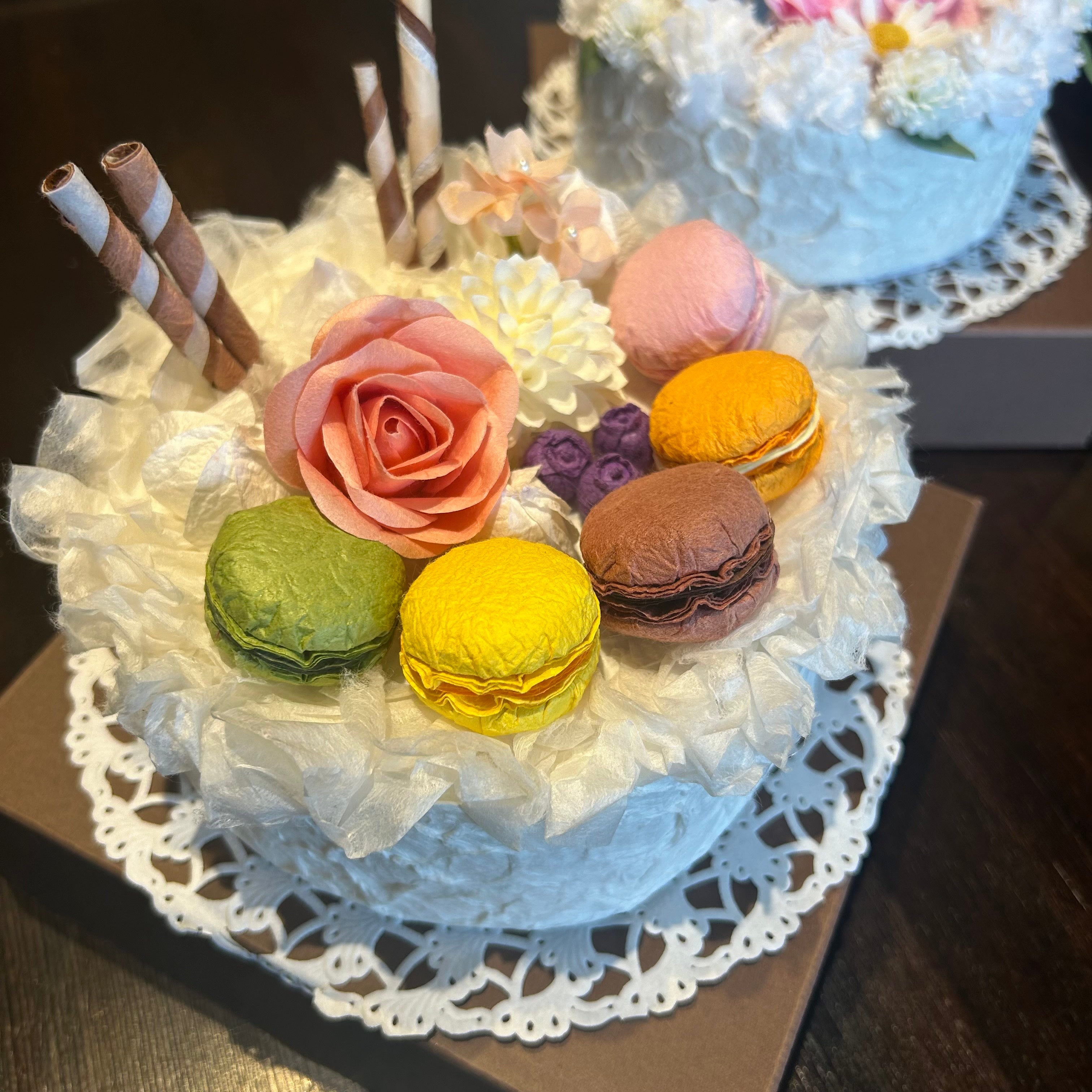 【越前和紙】マカロンケーキ