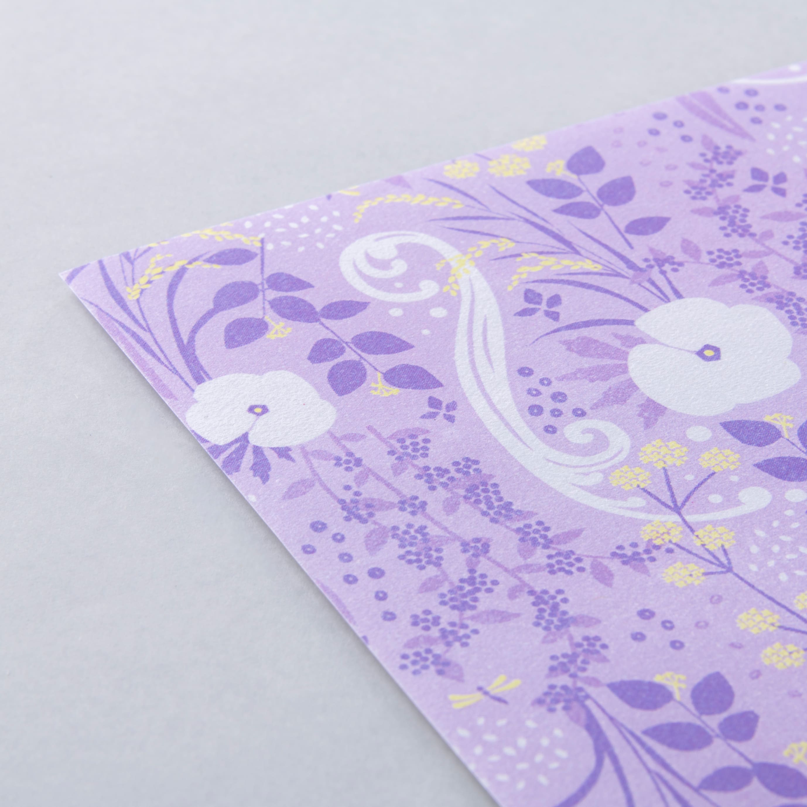 【越前和紙】折り紙 パープルハート紫