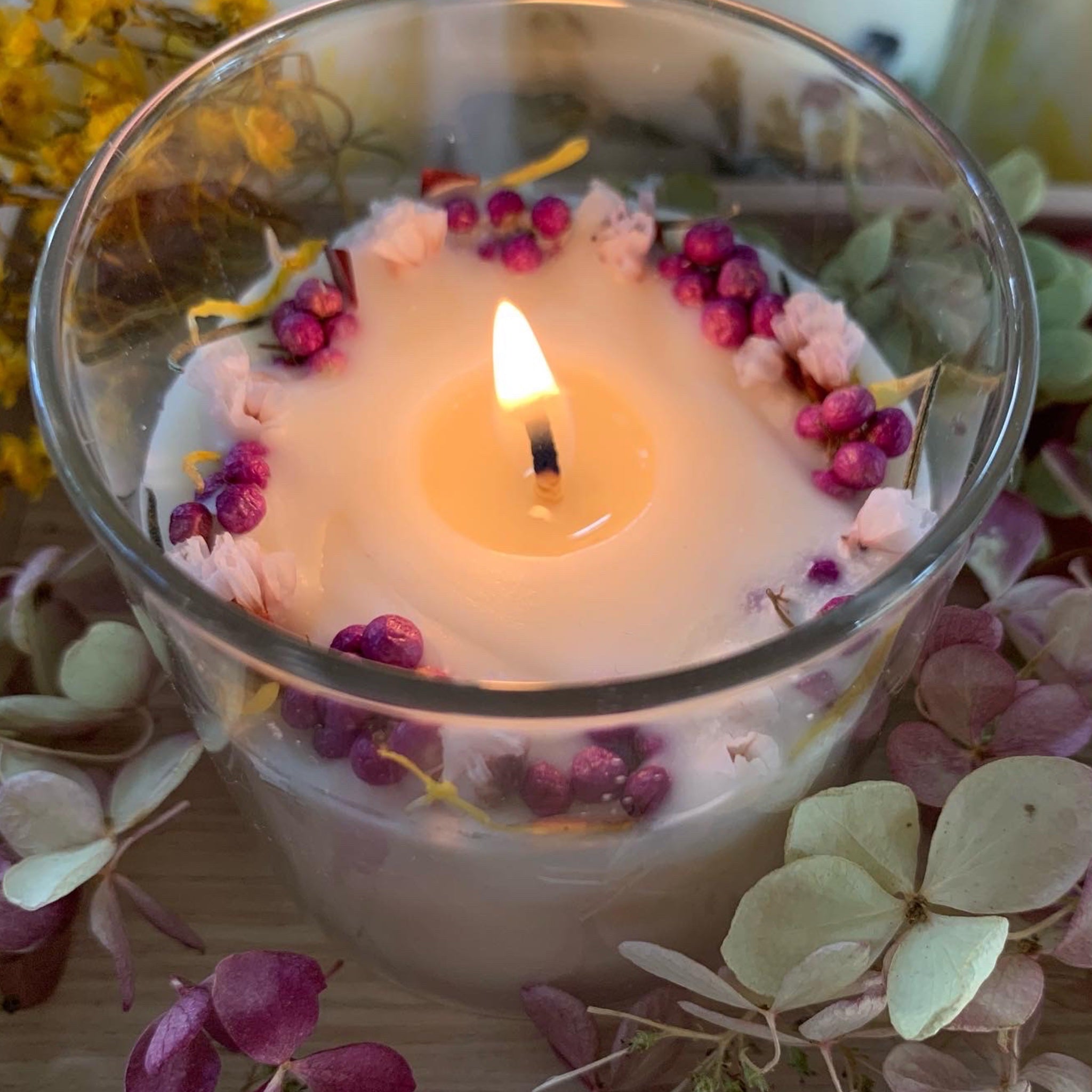 パープルハート SOY WAX CANDLE