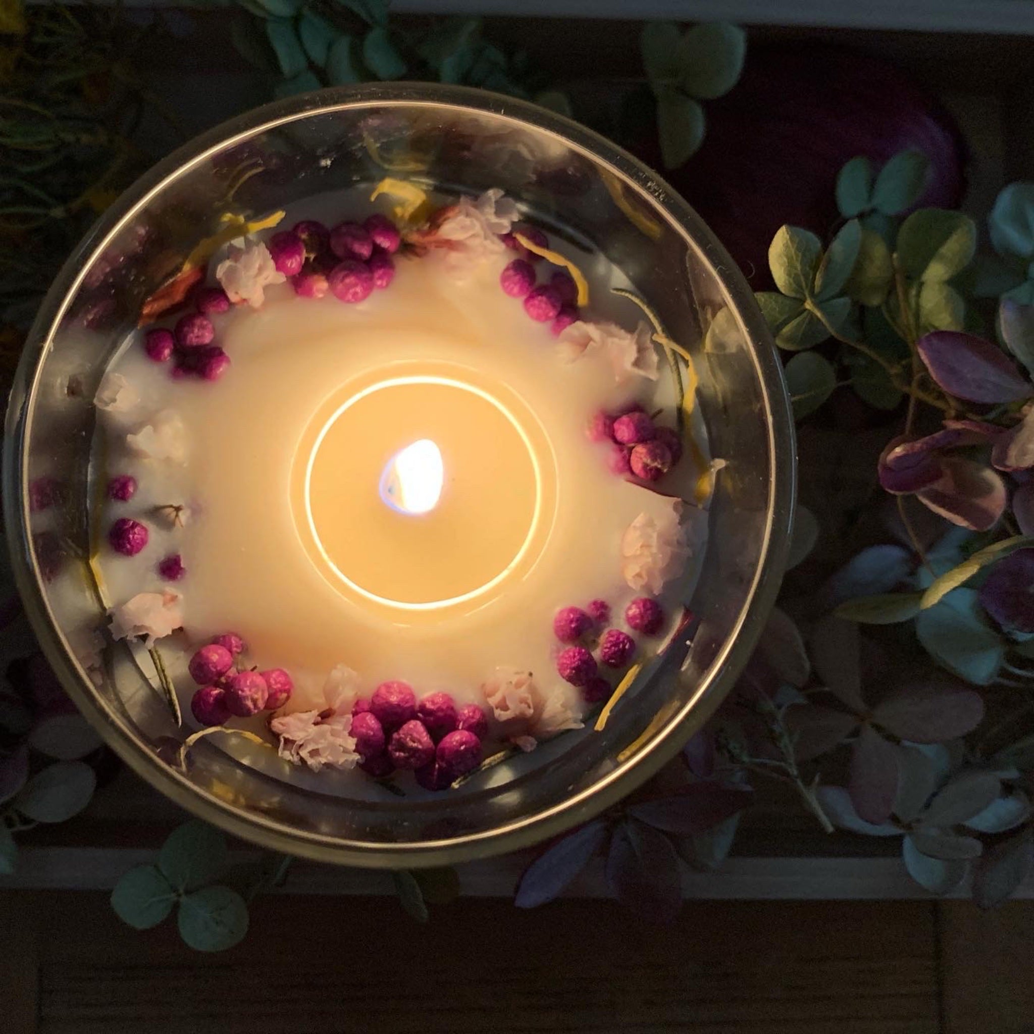 パープルハート SOY WAX CANDLE