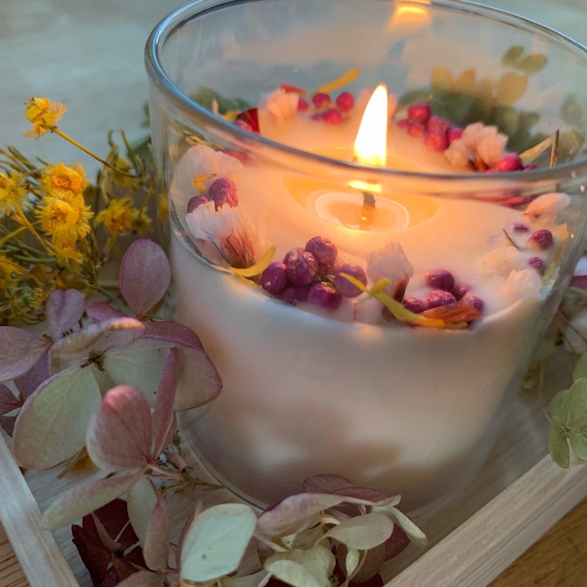 パープルハート SOY WAX CANDLE