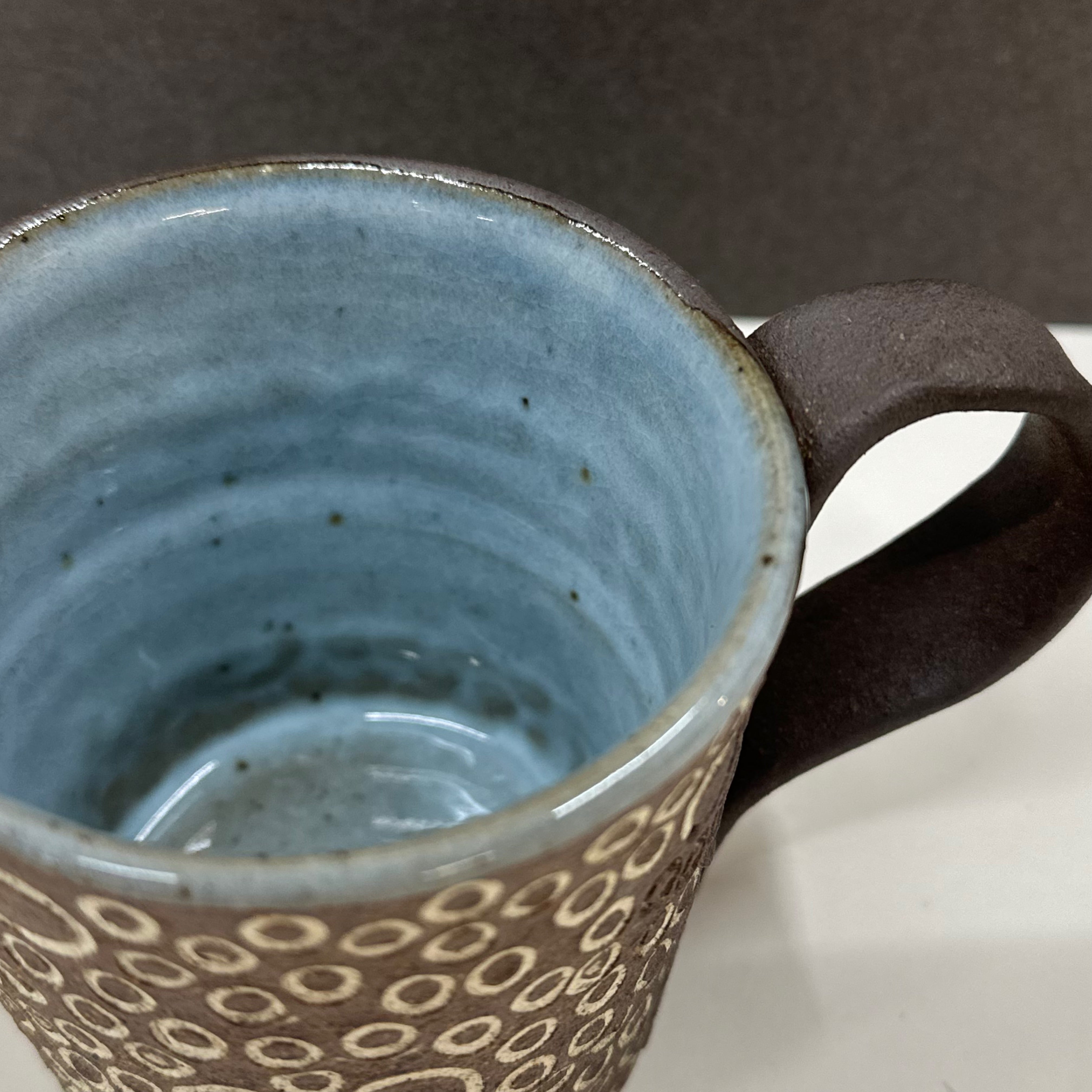 【越前焼】空模様カップb