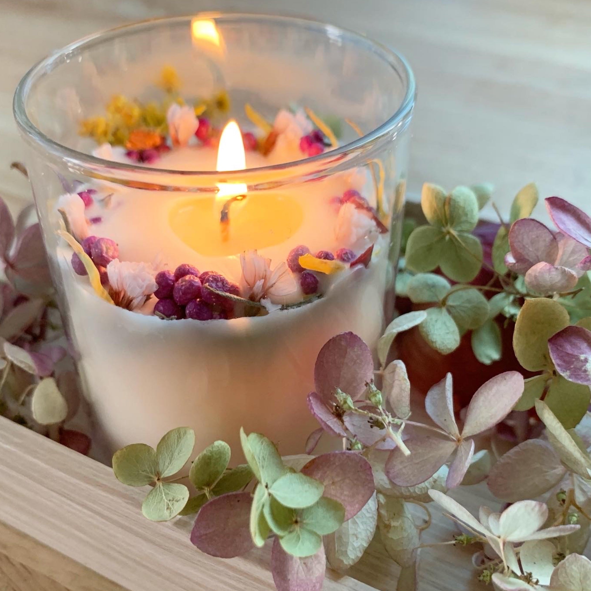 パープルハート SOY WAX CANDLE