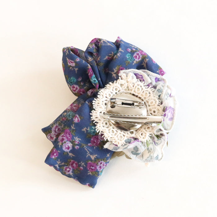 草木染めコサージュ小