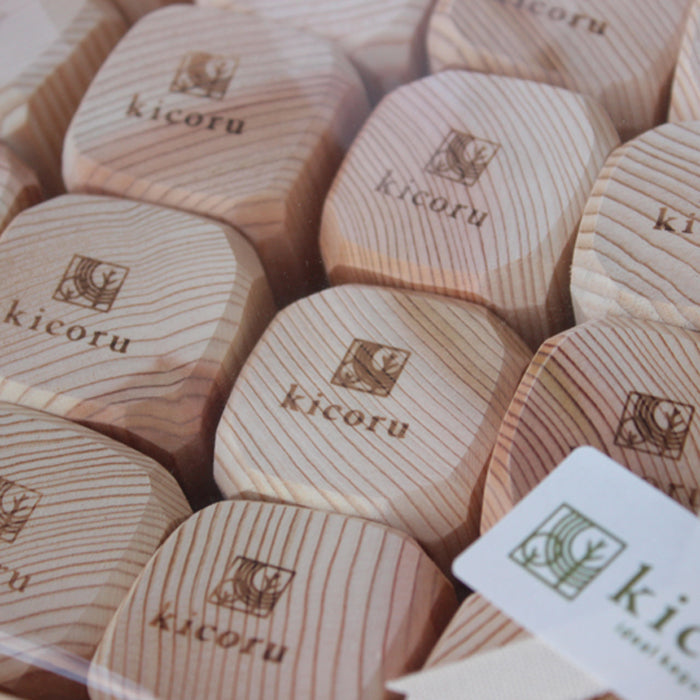 【越前箪笥】つみにくいつみき「つめん木」50個 特製木箱入り