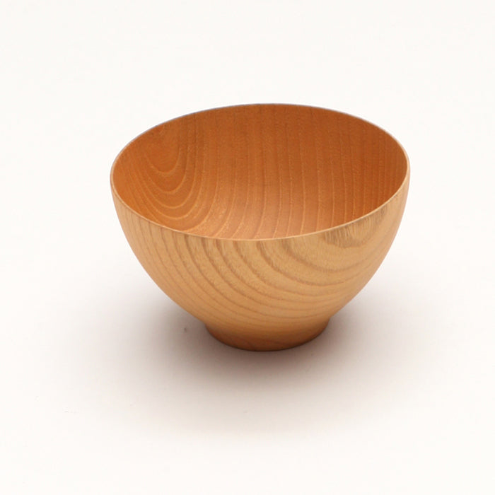 【名入れ可能】木彩椀/ビターカラーズ 木肌(木目)