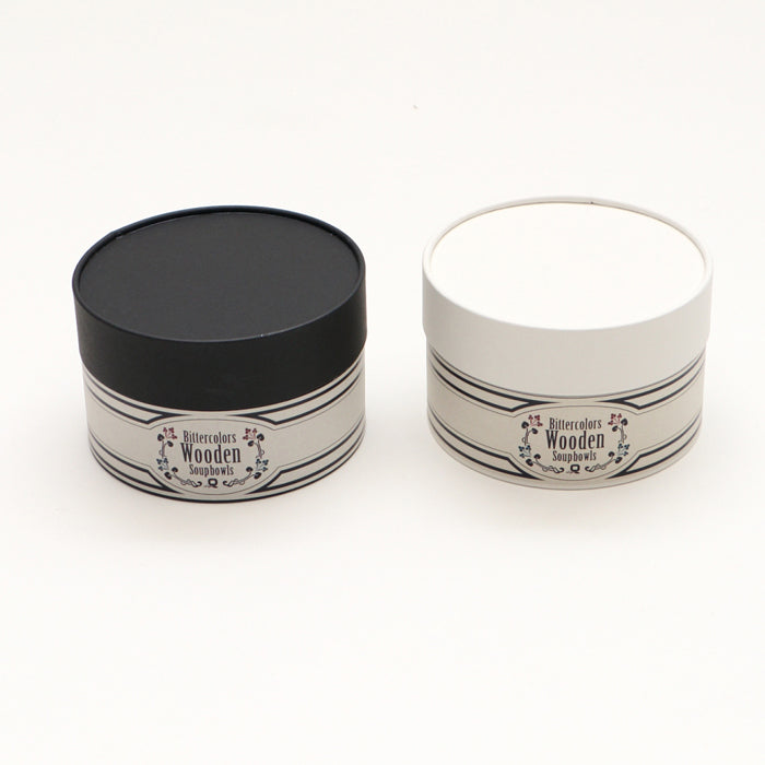 【名入れ可能】木彩椀/ビターカラーズ 濡羽(黒)