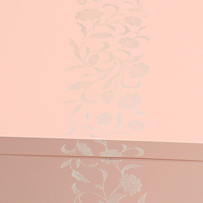 アールデコ三段重箱 ベビーピンク