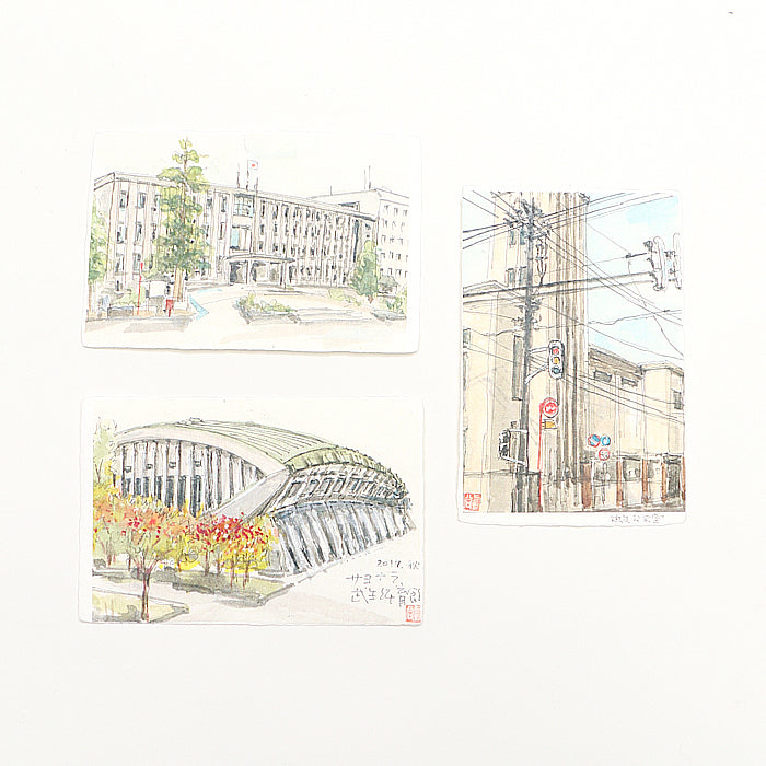 武生懐かしの建物(スタンド付き)