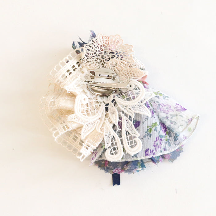 草木染めコサージュ大