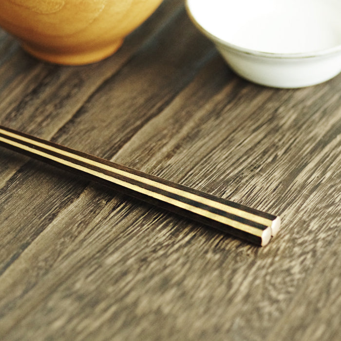 亀甲箸 光線 銀