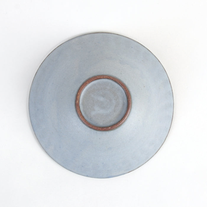 【越前焼】印花小鉢 青