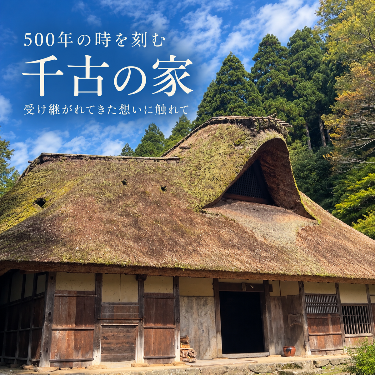500年の時を刻む 千古の家 ― 受け継がれてきた想いに触れて