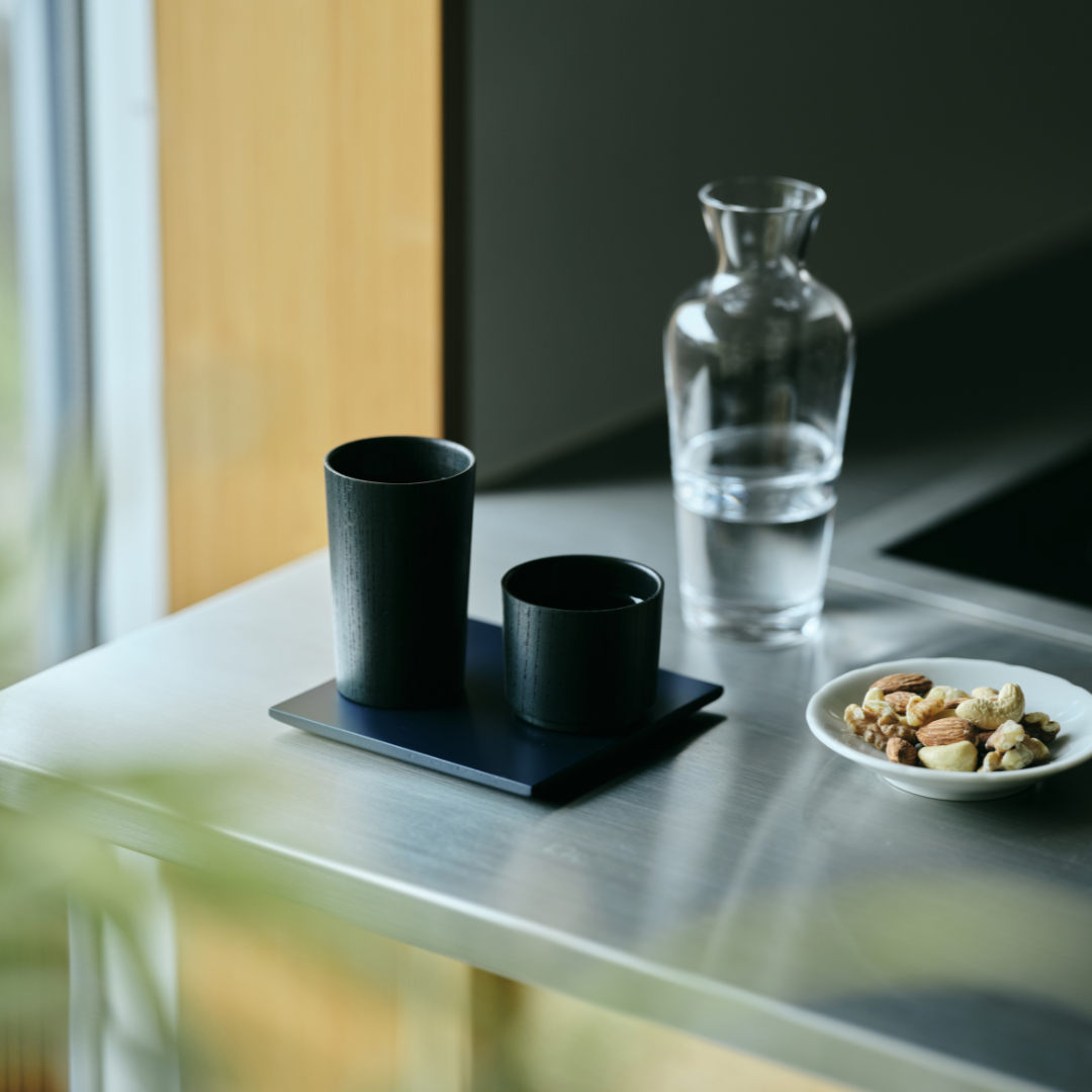 【越前漆器】 NON 日本酒モダン酒器セット NIVI 曇天
