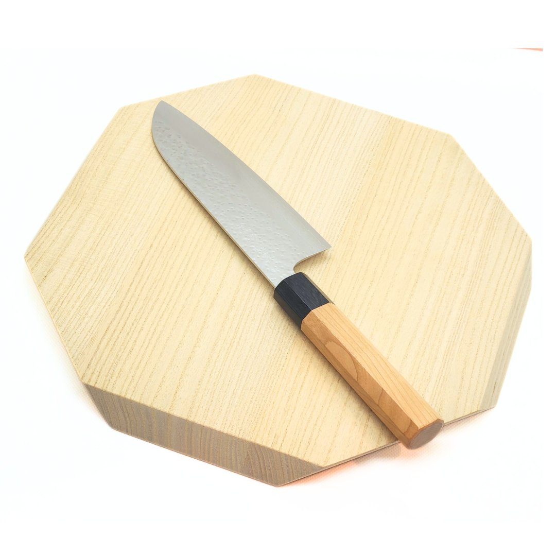 包丁職人が考えた桐の八角まな板 大