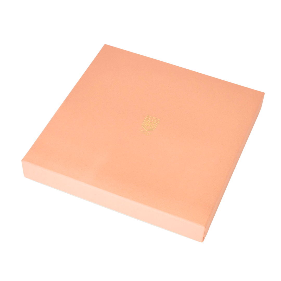 蓮花 リム皿 (深) マットピンク（化粧箱入り）