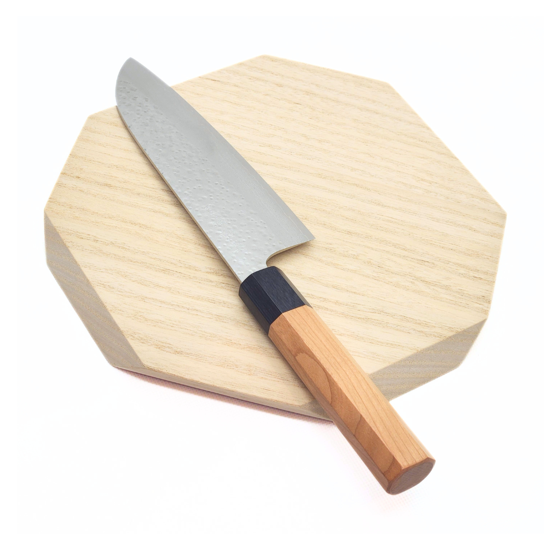 包丁職人が考えた桐の八角まな板 小