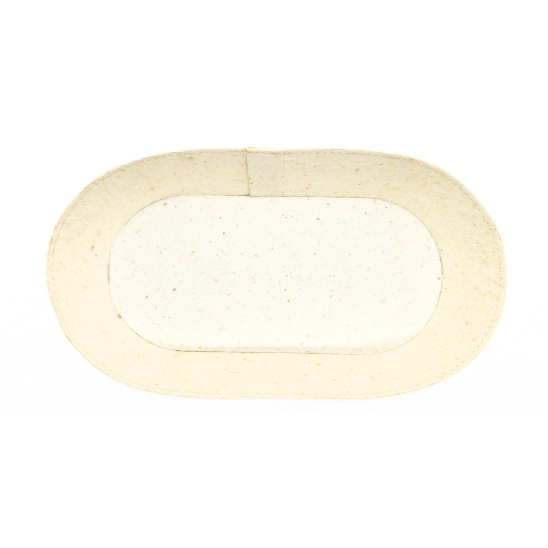 Food Paper -野菜や果物からできた楕円トレイ-　キャベツ