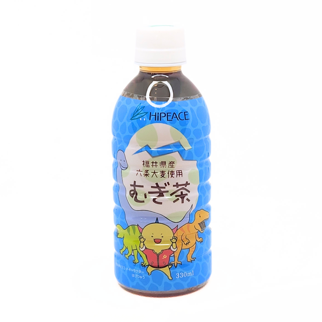 福井県産六条大麦使用 むぎ茶 はぴりゅう 330ml