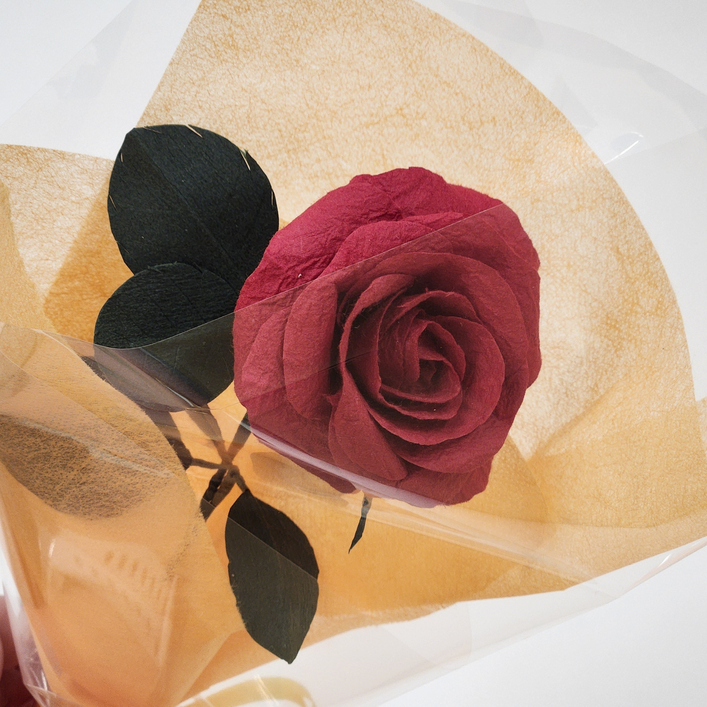 【越前和紙】季節の花 薔薇