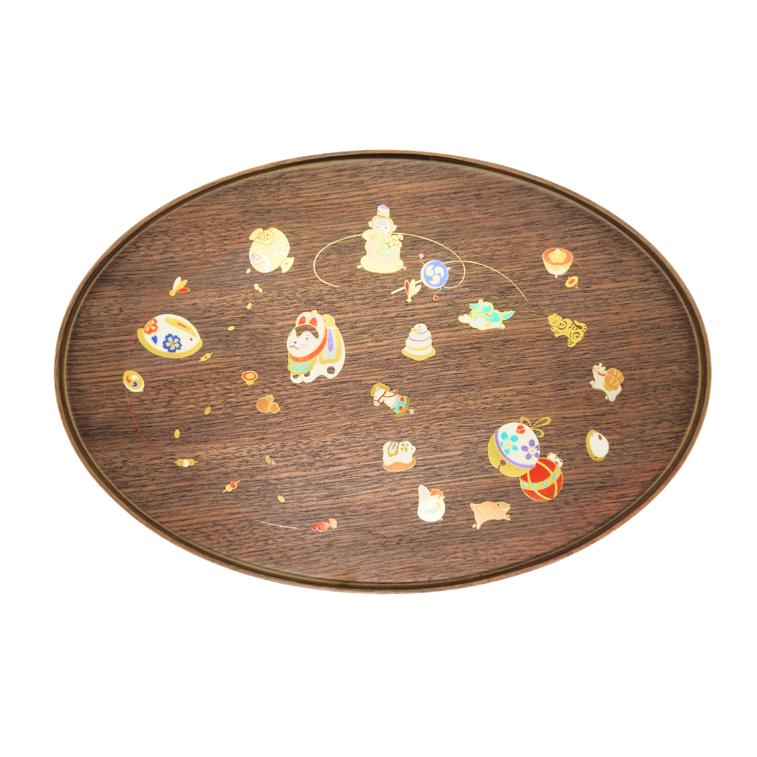 ■エーデパが贈る福袋■ 十二支トレー ウォルナット