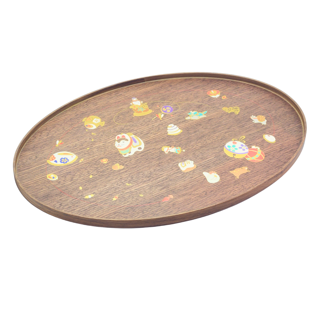 ■エーデパが贈る福袋■ 十二支トレー ウォルナット