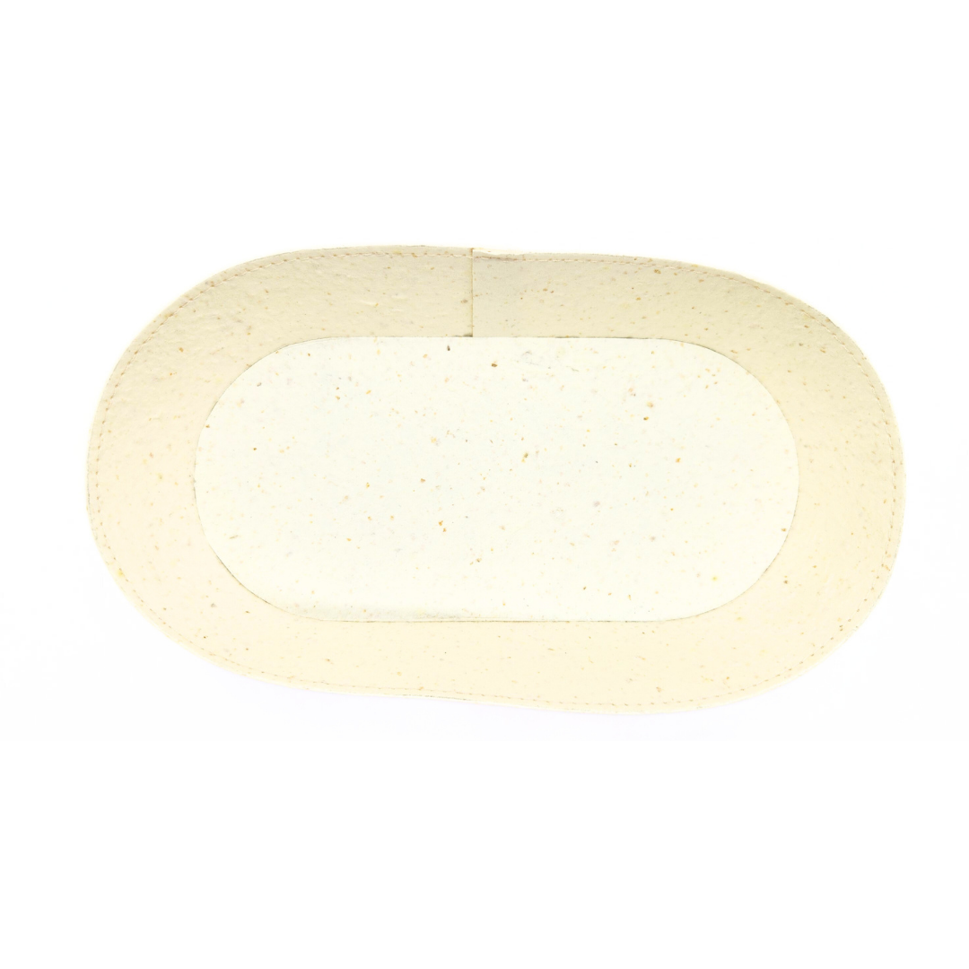 Food Paper -野菜や果物からできた楕円トレイ-　みかん