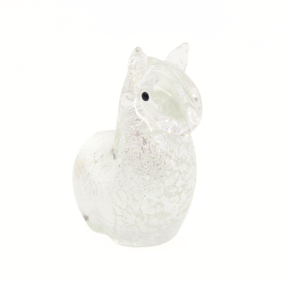 硝子飾り「金銀ペア午」