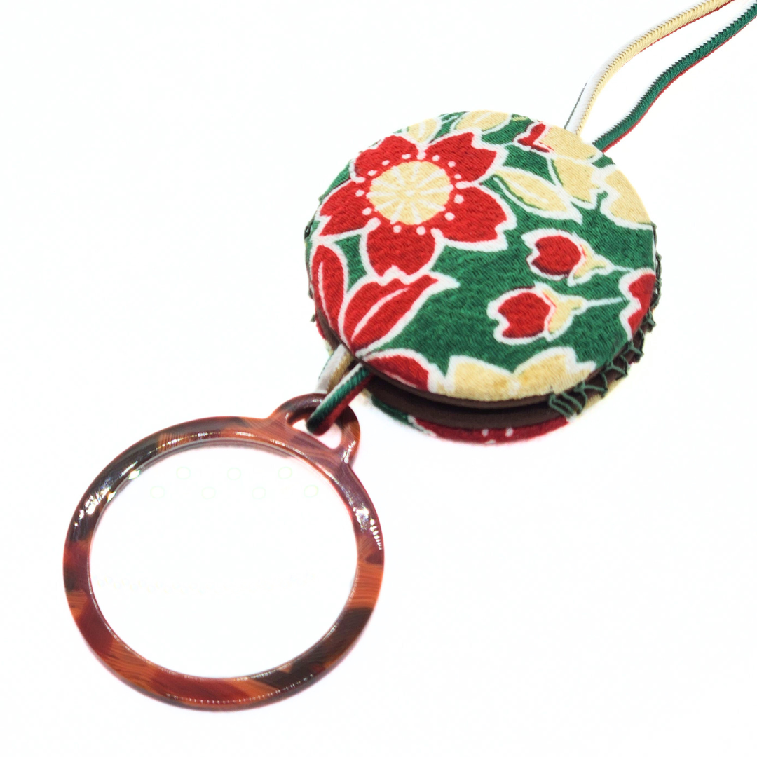 おでかけルーペ　桜×緑　