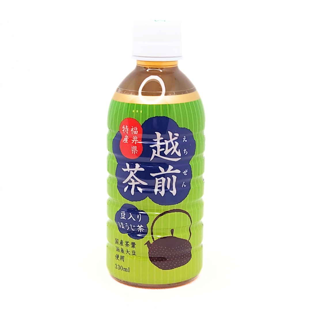 豆入りほうじ茶 越前茶 330ml