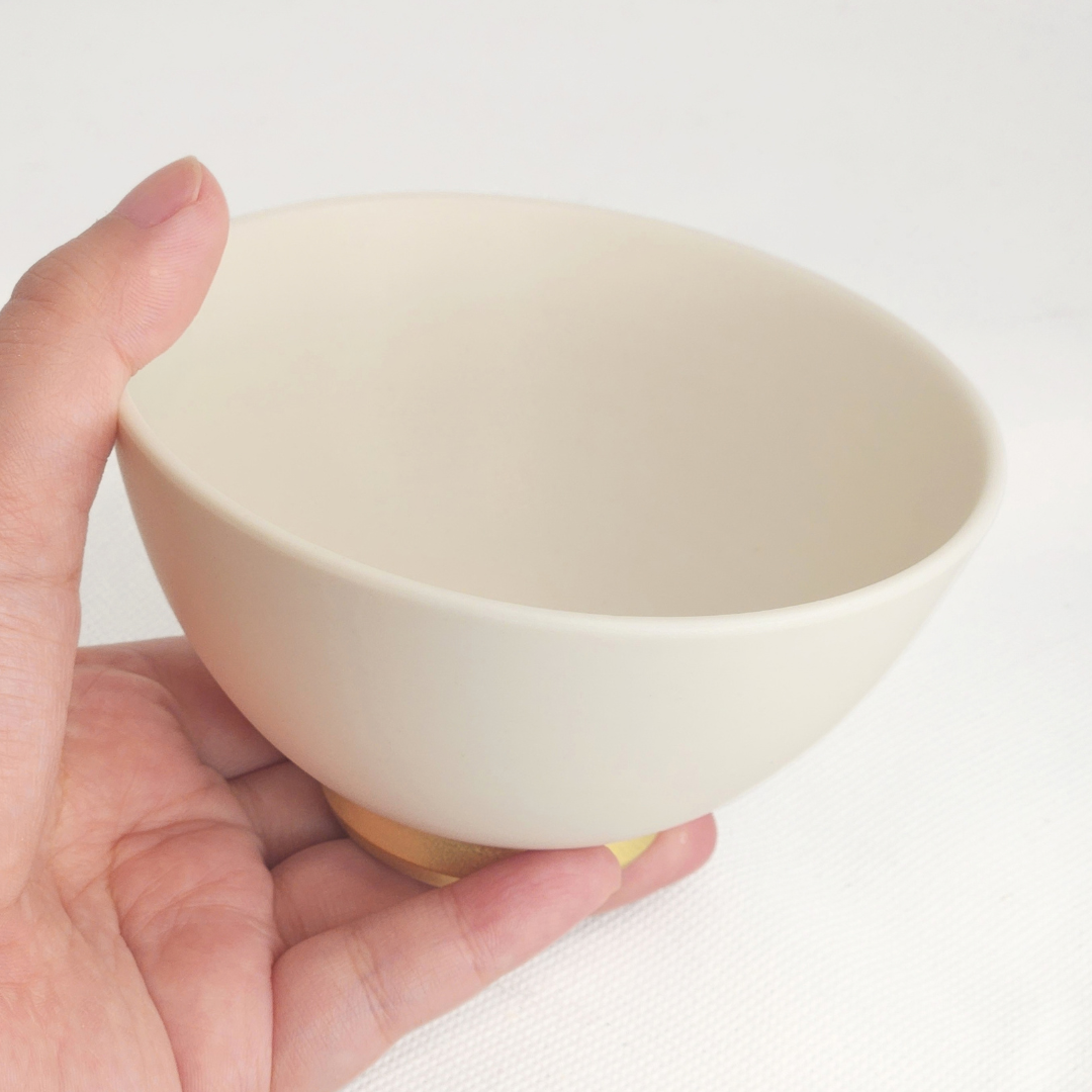 飯椀 小  マットブルー （化粧箱入り）