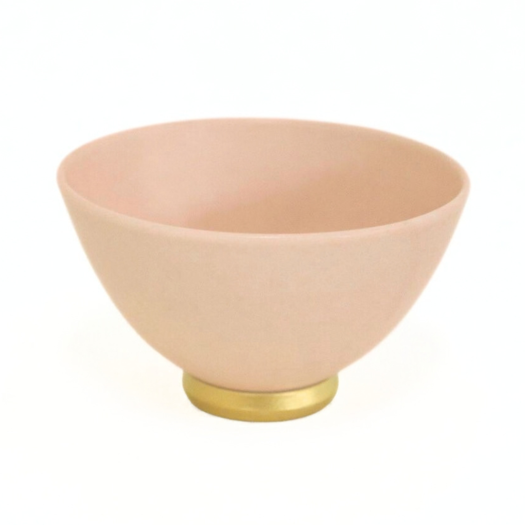飯椀 小  マットピンク  （化粧箱入り）