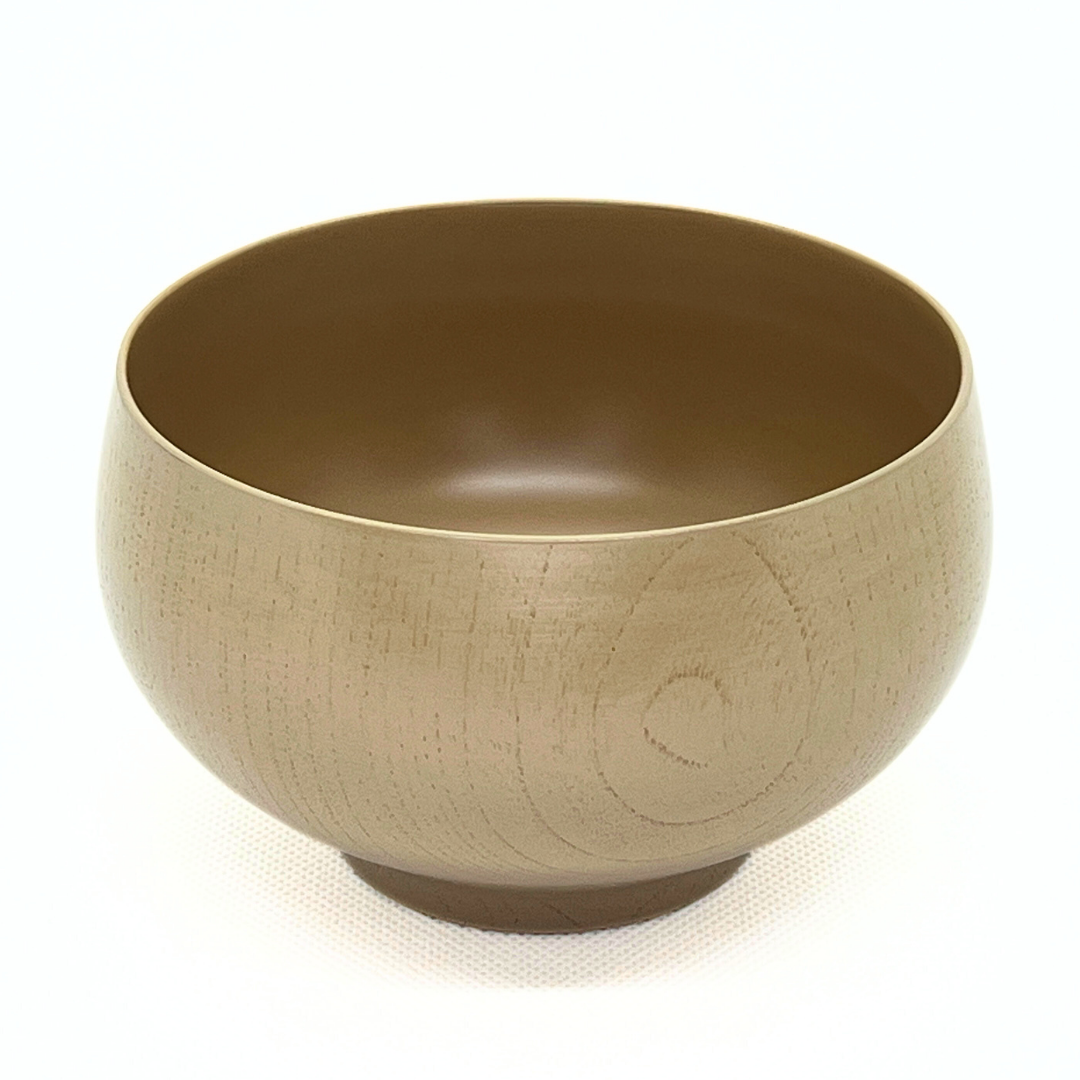 【越前漆器】くるむ 組椀(大)　白