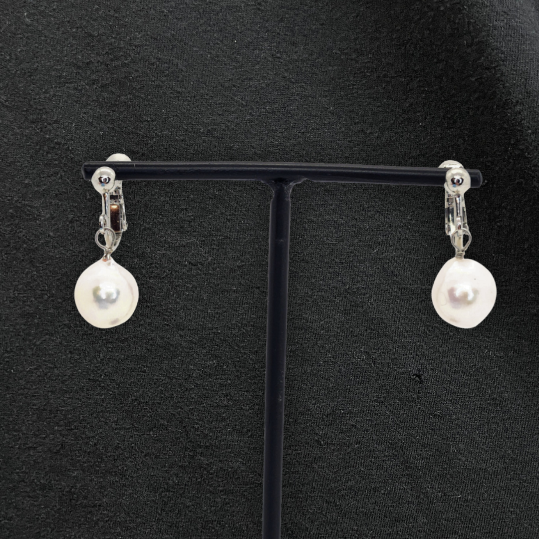 10mmパール シルバーイヤリング