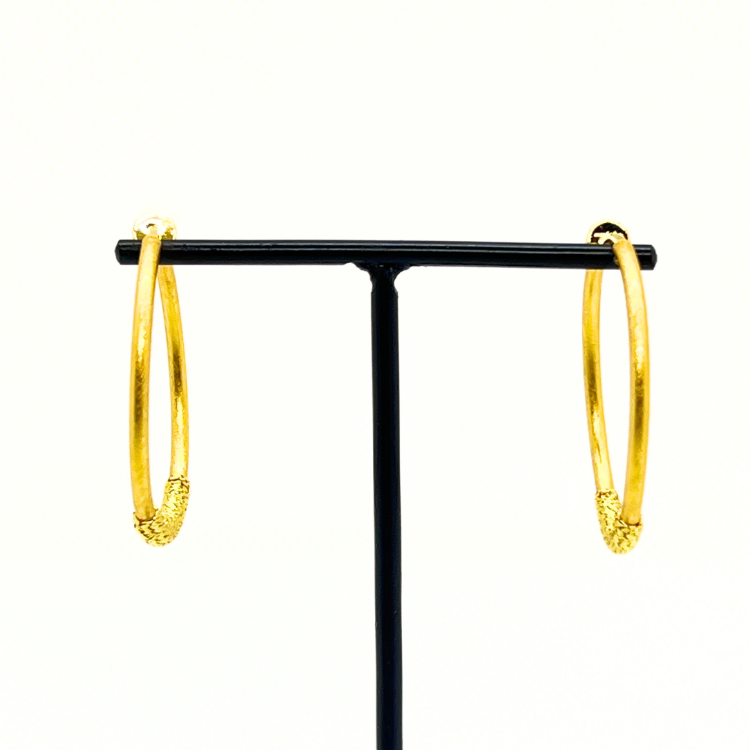 ラインフープイヤリング（永遠色）