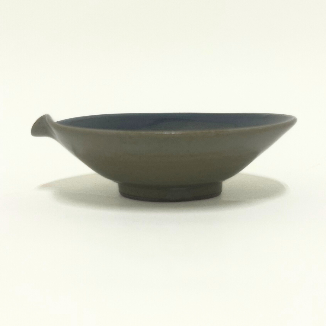 【越前焼】藍霞 小皿