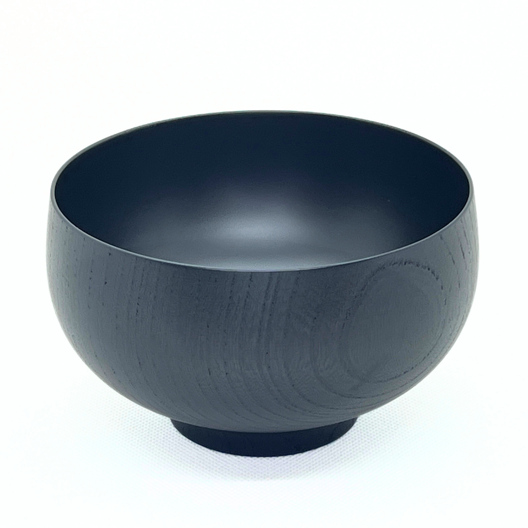 【越前漆器】くるむ 組椀(大)　紺