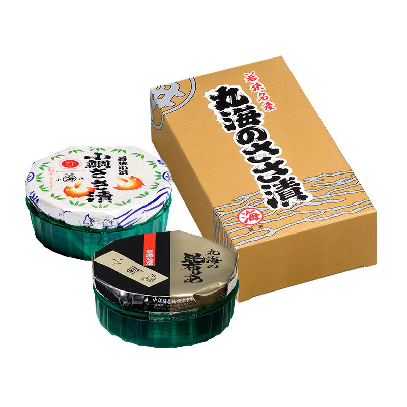 ささ漬２点セット(小鯛、小鯛昆布〆)（※別配送）