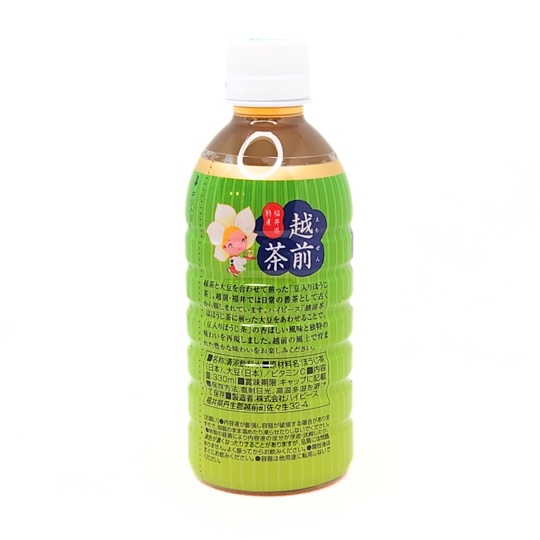 豆入りほうじ茶 越前茶 330ml