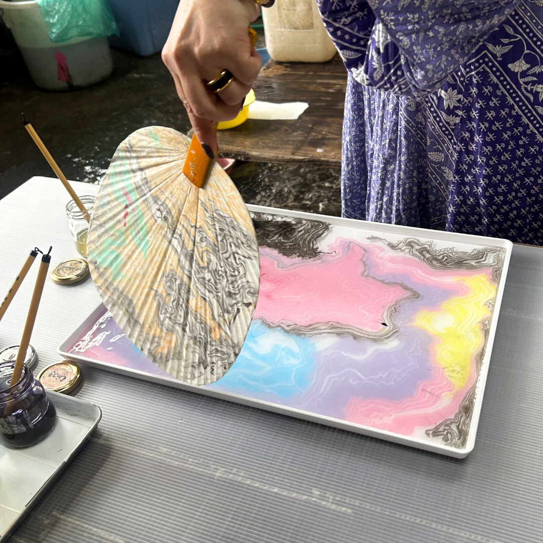 墨流し体験