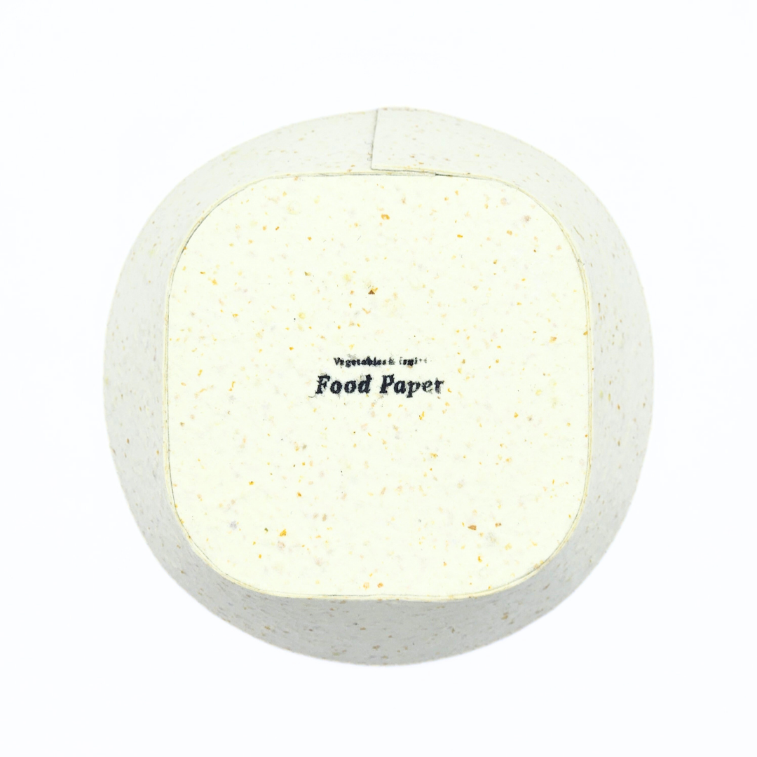 Food Paper -野菜や果物からできた角丸トレイ-　みかん